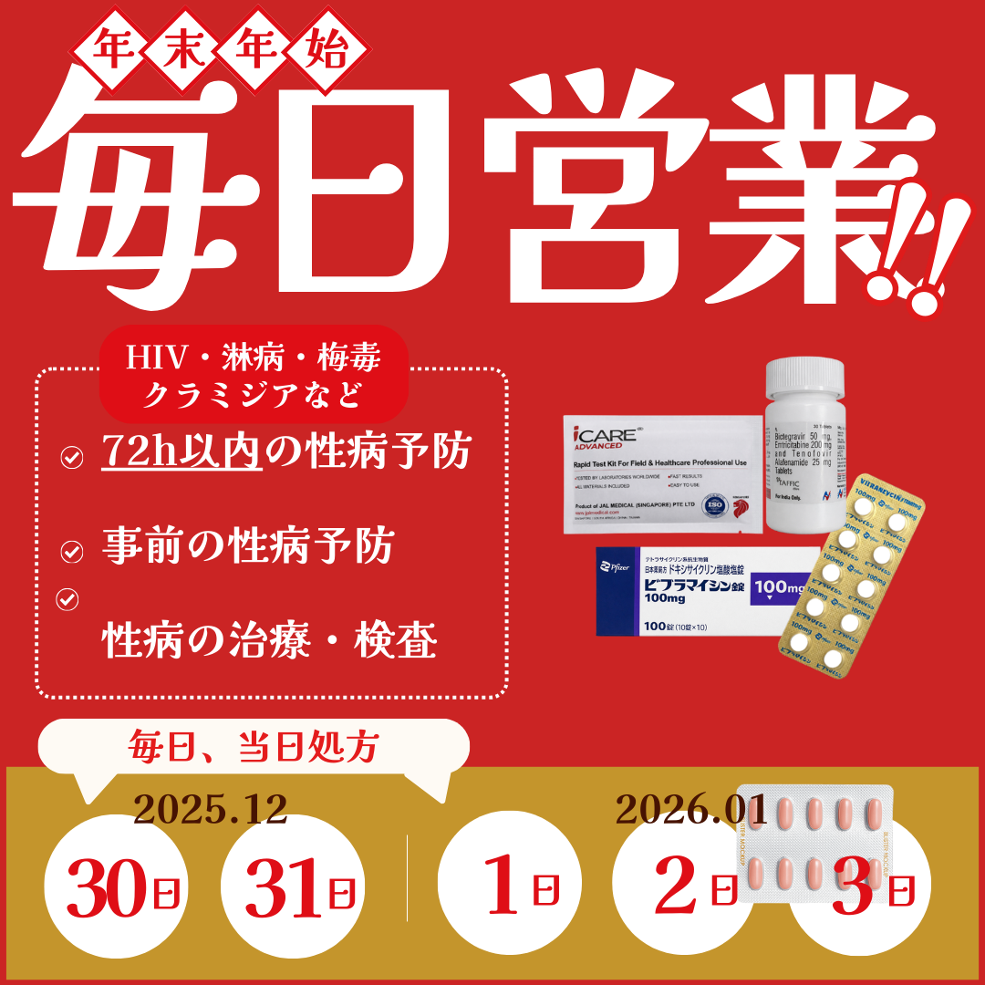 PrEP - 事前に飲んでHIVを99%予防