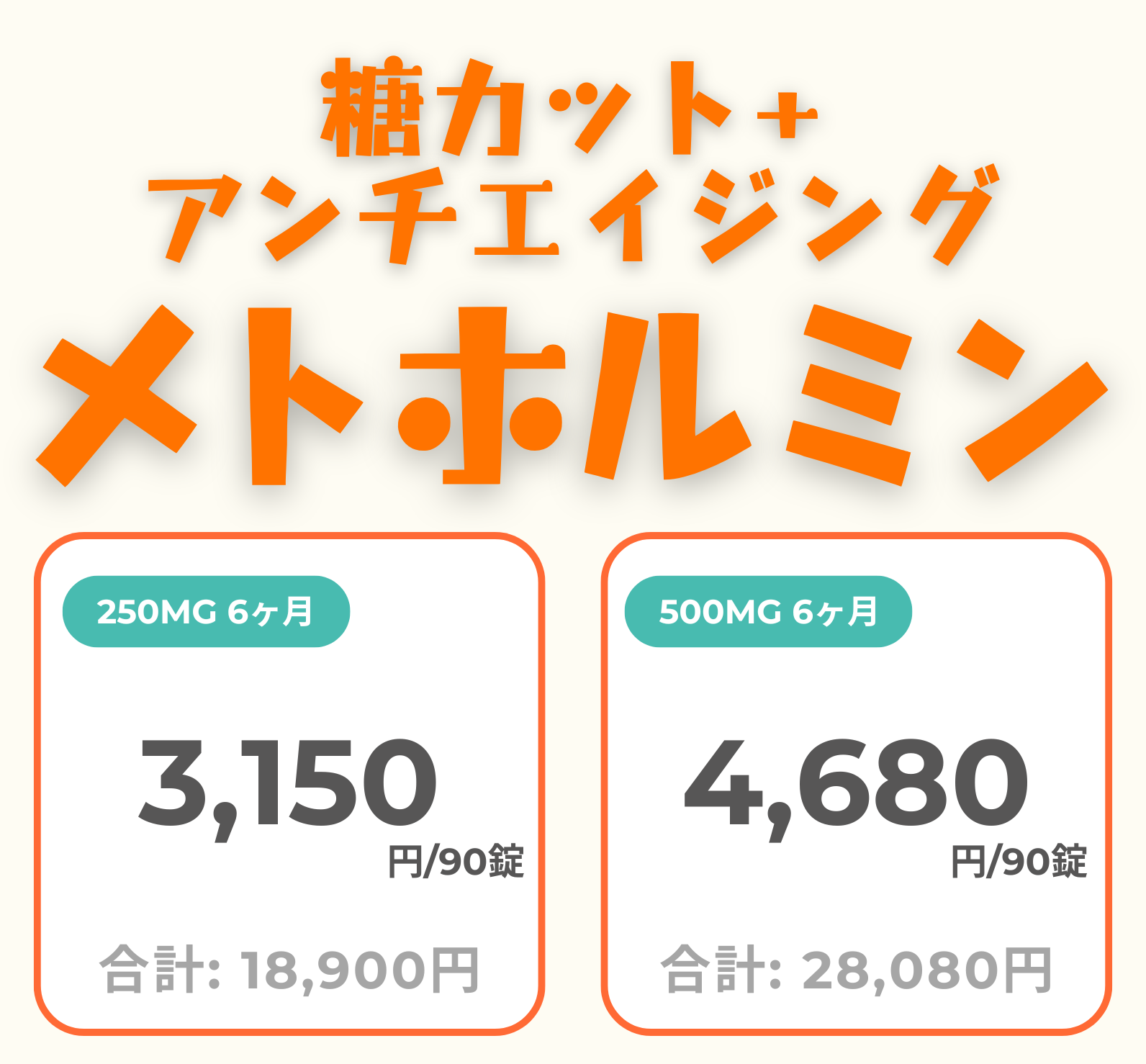 ★GLP-1の分泌を増やす、飲むお薬(M) - 送料・診察料込