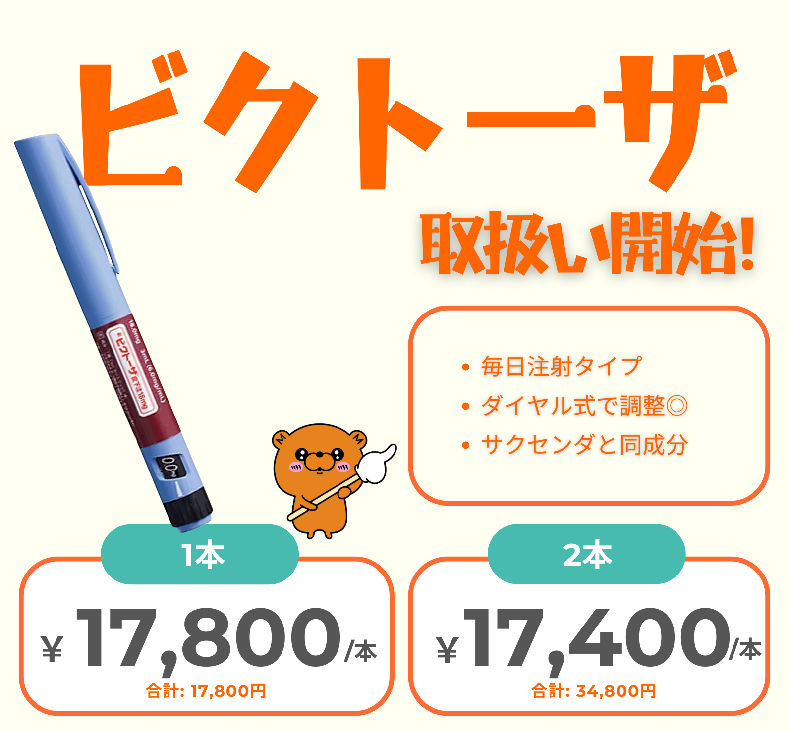 ★毎日注射のGLP-1(V)